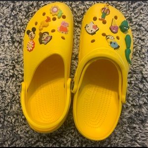 yellow crocs